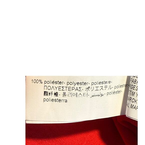 NEW ZARA Women’s Size Small Fluid Wide Leg Pareo Pants Trousers In Red NWT - Picture 6 of 7